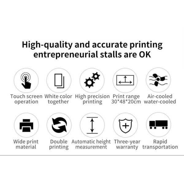 Glass Ceramic Wood Plastic Flatbed Digital Printing Machine AcroRip9.0 Software