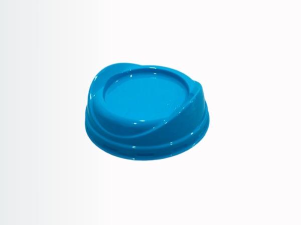 Custom Food Grade Blue PET Blister Lid Leak-Proof Snap-On Cover