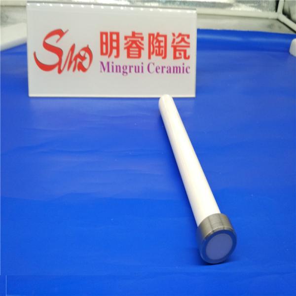 ZrO2 Zirconia Ceramic Plunger With Steel Head Wear And Corrosion Resistant