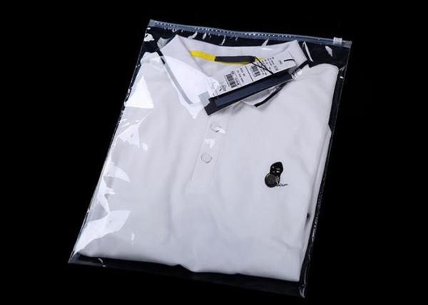 Garment Reclosable Plastic Mail Packaging Bags Zip Lock Poly Bags For Shipping Clothes