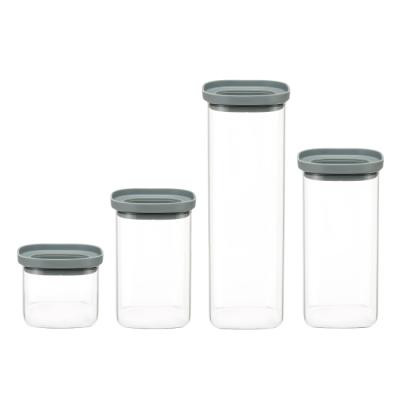 Borosilicate Glass Canister with Tempered Lid - Multiple Sizes