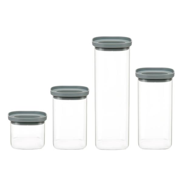 Boîte de verre borosilicate avec couvercle trempé - Tailles multiples