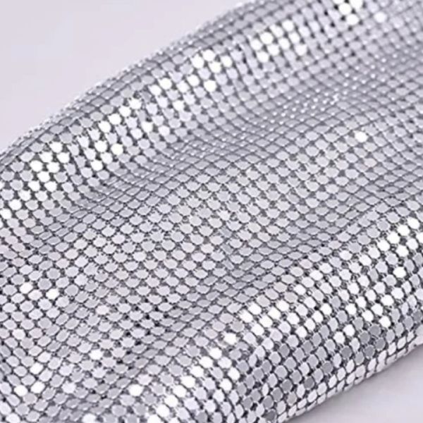 Shimmering Woven Metallic Fabric Curtains Eco Friendly JDW-G01