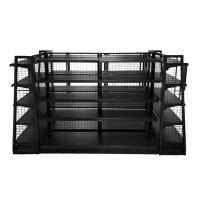 Supermercado Wire Display Estante de estanterías Tienda de venta al por menor personalizada Estante de malla de góndola