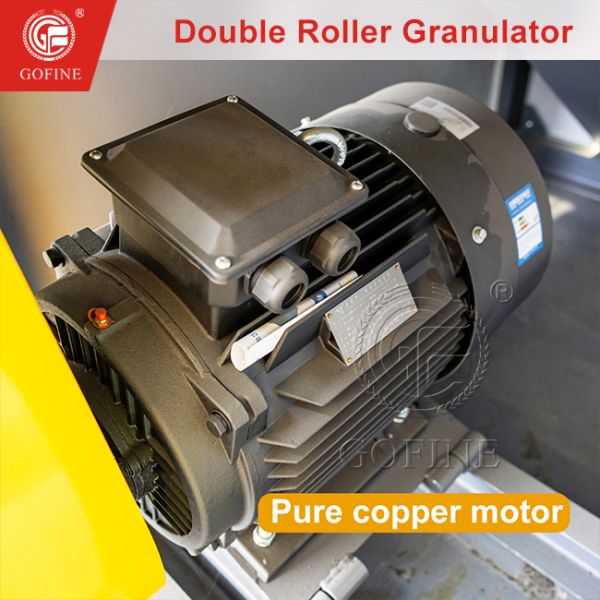 Double Roller Pelletizer Organic Fertilizer Granulator For Large Farms