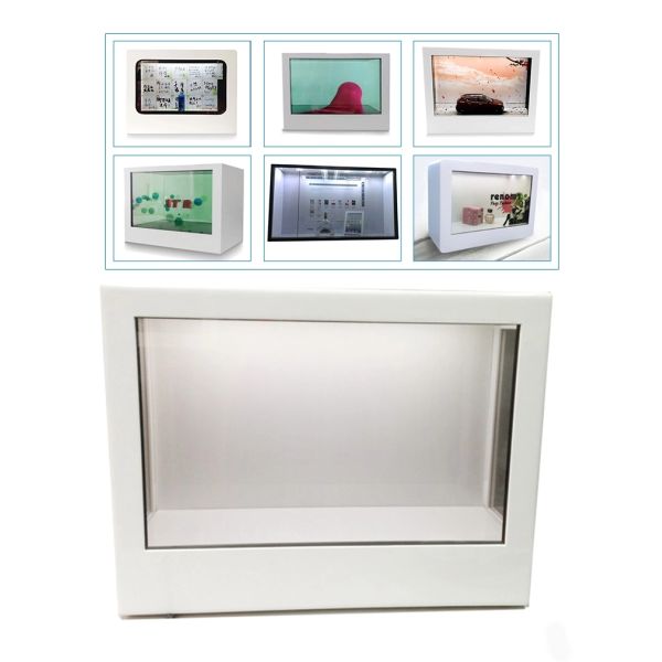 Витрина дисплея ЛКД взаимодействующего цифров андроида Синьяге операционной системы ВИФИ 4Г ЛТЭ прозрачная