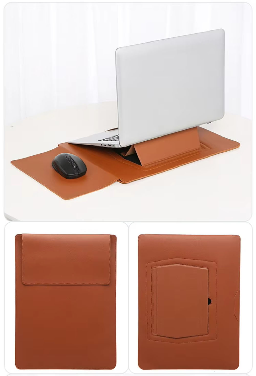 Simple Laptop Sleeve 13.3 15.6 Inch Customized Tablet Notebook Computer Pocket Case Waterproof Convertible Eco-Friendly SGS