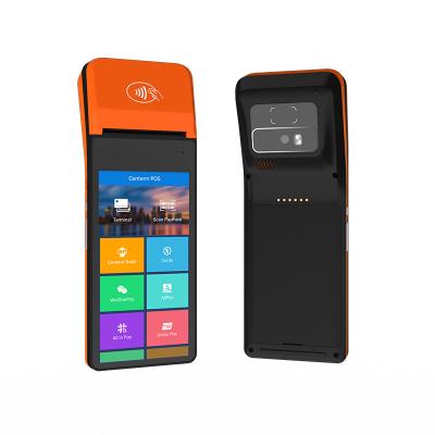 Handheld Android 13 Billing Mobile POS Terminal machine System With Printer Card Reader