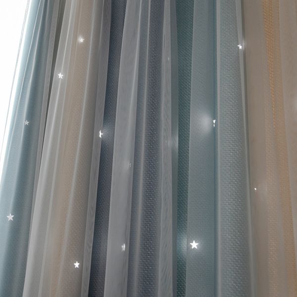 Side Insulated Curtain Fabric Hotel Blackout White Poly Cotton