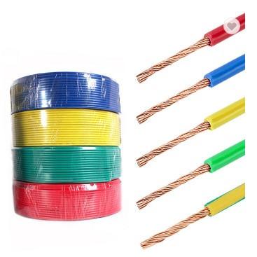 YTTX Solid BV Copper Core PVC Electrical Aluminized Copper Wire 1.5/2.5/4 /6mm