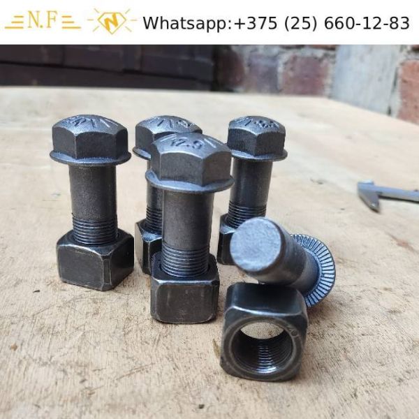 J932202 Hex Bolt And Nut Fit For Ex400-1 Excavator Bottom Roller