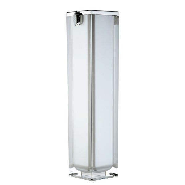 JL-AB202 0.23ml Dosage Airless Cosmetic Packaging Square 15ml 30ml 50ml