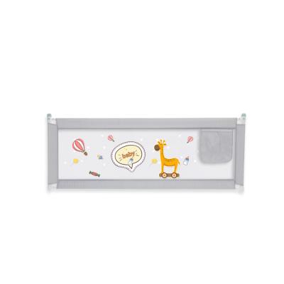 Grey Cute 1.5m 1.8m Giraffe Bed Guard Rail For Infant