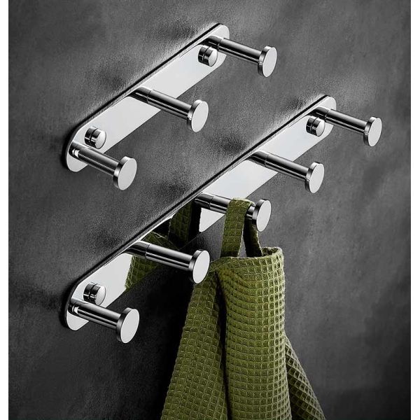 Wall Mounted Stainless Steel Robe Hooks With Mirror Polishing Finish