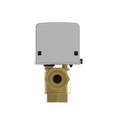 Fan Coil Spring Return Actuator Motorized Valve / 1.6 MPa Brass Ball Control Valve
