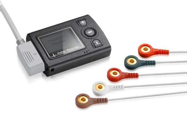 CE Approved 99.9% Accuracy Holter ECG Software 3/12 Channels 24-Hours Ambulatory ECG Holter Monitor