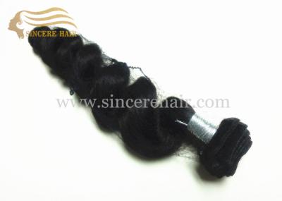 Hot Sell 22 Inch Black Loose Wave Remy Human Hair Weft Extensions for sale