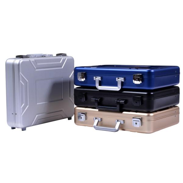 MS-M-05 anodizou a pasta de alumínio azul da mala de viagem para a venda Case modelo de alumínio