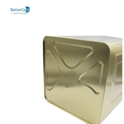 Square Paint Tin Cans Custom 5 Gallon Metal Paint Can ISO9001 approved