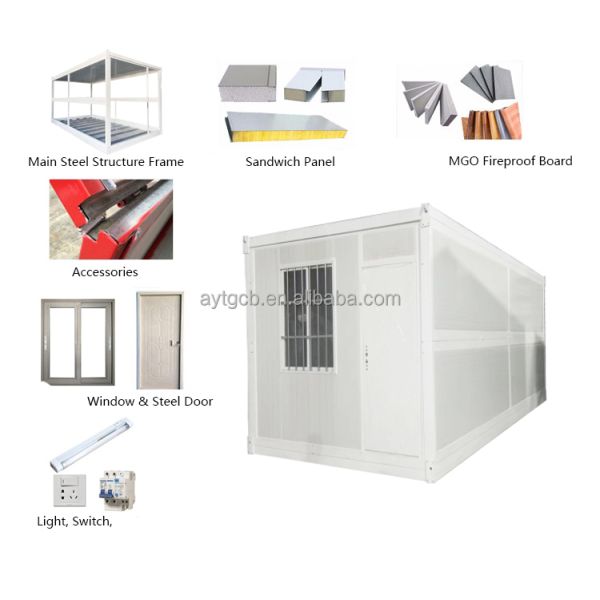Extendable Construction Real Estate Mobile Foldable Container Houses for Accommodation Modern Hotel