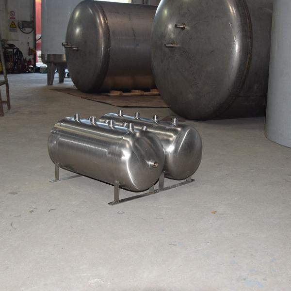 Large Volume 50L Air Stainless Steel Storage Tank 1.25 MPa
