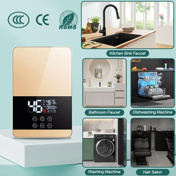 IPX4 Automatic Electric Water Heater OEM / ODM Bathroom Shower Water Heater
