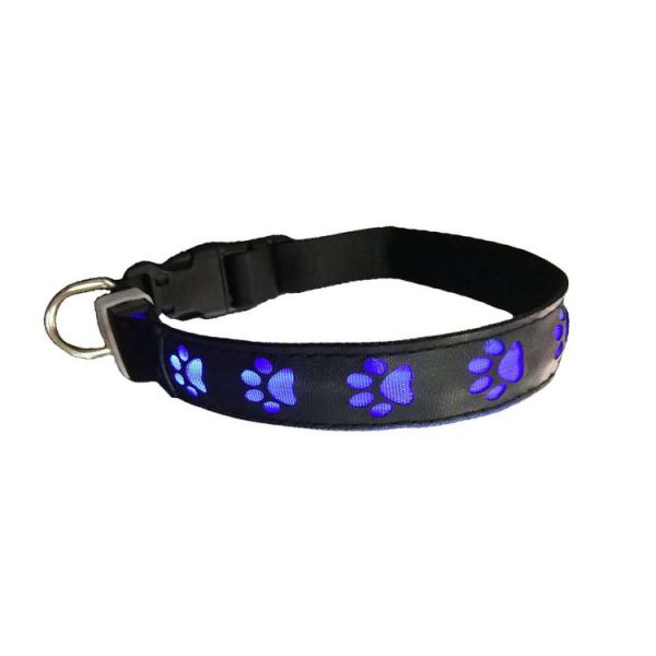 All Season LED Flashing Dog Collar Small Medium Large Illuminated Dog Collar