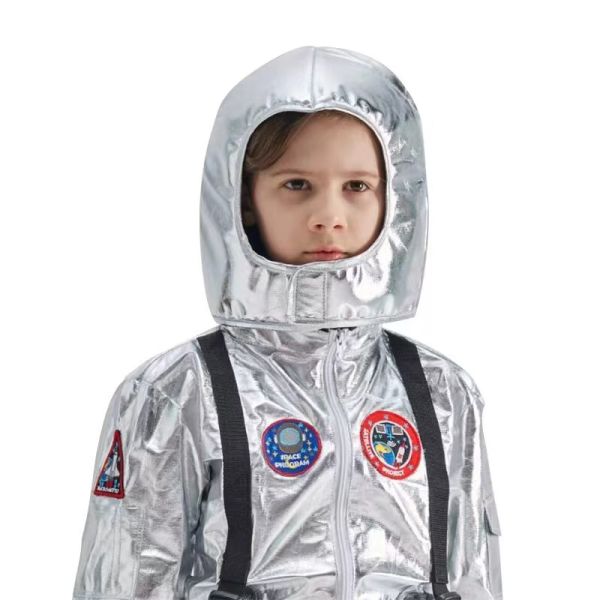 OEM-ODM Traje espacial de grupo de fiesta anual con dientes de cola Traje de astronauta para Halloween