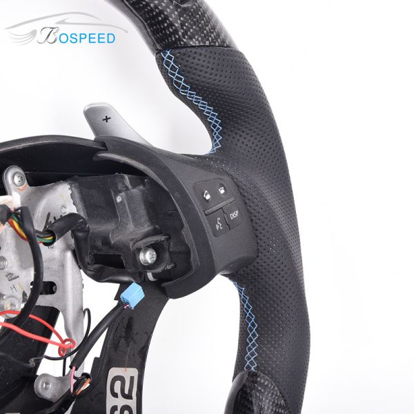 RAV4 Hybrid LED Toyota Carbon Fiber Steering Wheel Custom Real Leather