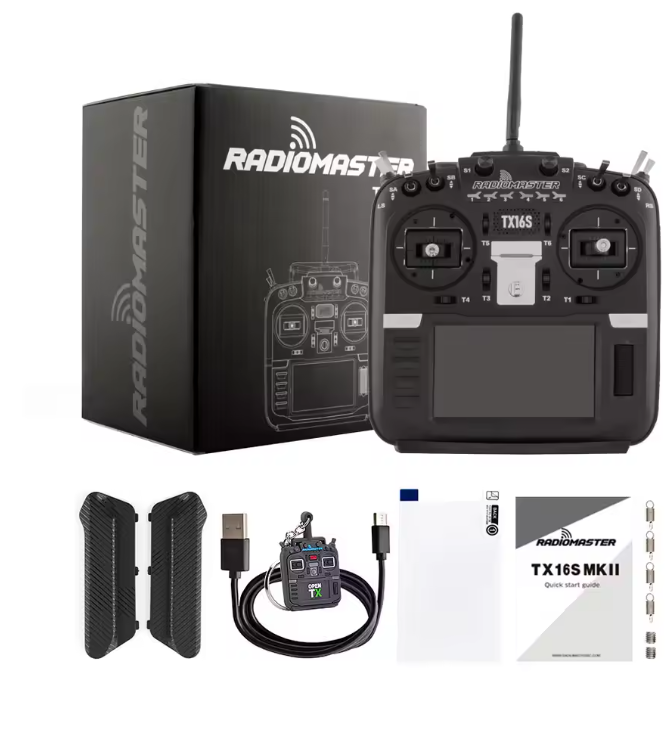RadioMaster TX16S MKII V4.0 2.4G 16CH Hall Gimbal 4IN1 Multi-Protocol ELRSTransmitter Metal Remote Control FPV Drone SystemTX16S