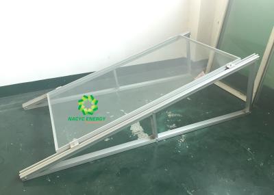 O telhado liso versátil e o ponto baixo lançaram o sistema da montagem de painel solar do telhado com resistência excelente do vento