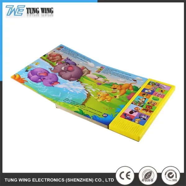 Customized Size ABS Material CE Certified Talking Sound Book for Kids Educational Toy