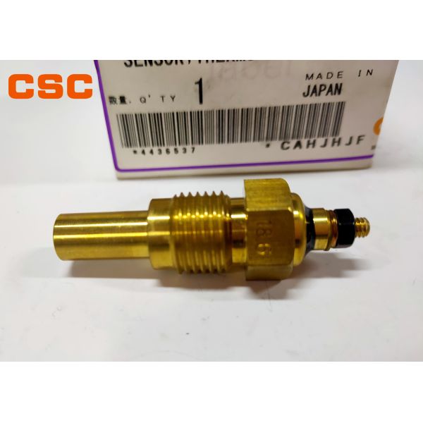 Steel Water Temperature Sensor ZAX Series  Excavator Electric Parts 4436537