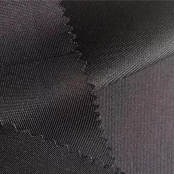Black 250gsm Scuba Knit Fabric By The Yard 92 Percent Polyester 8 Percent Spandex