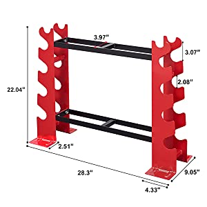 Гальванизированный 5-уровневый подставник для гантели для домашнего тренажера с силовыми упражнениями с покрытием порошками