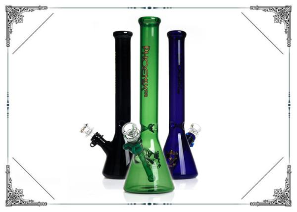 Full Colorful Glass Beaker Bong Heady Glass Smoking Water Pipe Ice Bongs Hookah 13.5''