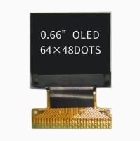 0.66 polegadas Branco 64 * 48 pontos Dfstn OLED Com Drive IC Para Smart Watch Meter Screen