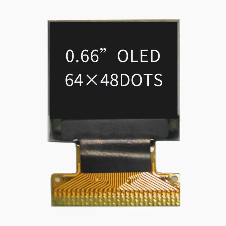 0.66 дюймов Белый 64*48 точек Dfstn OLED с Диск IC для смарт-часов