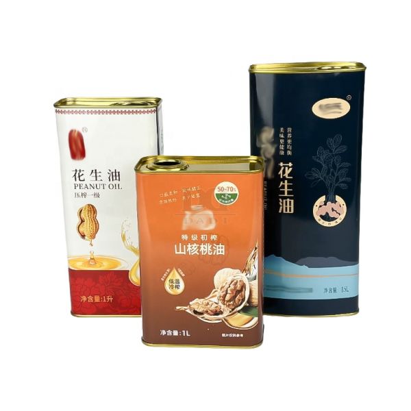 DADI 5L Food Grade Metal Tin Can OEM/ODM Olive Oil Tin Containers