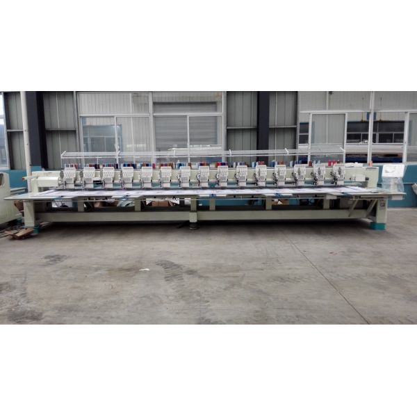 Flat / Hat Double Sequin Embroidery Machine For Shirts With 850 RPM Speed