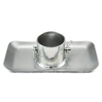 Remorque en acier Jack Foot de Jack Landing Plate Round Tube de remorque de rv