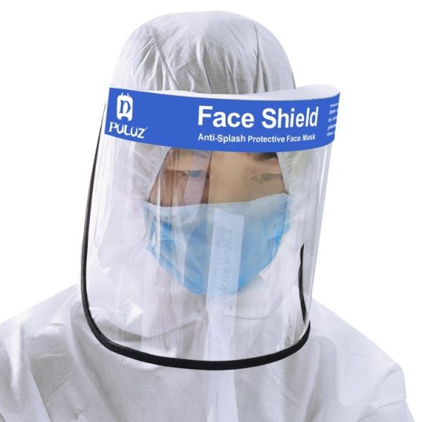 Anti Saliva Splash Protective Face Shields With Elastic Band Light Weight