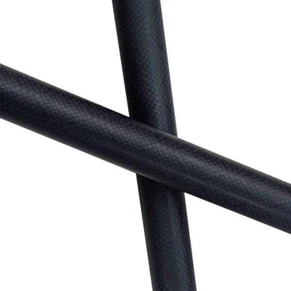 66% Content Carbon Fiber Tube with Knitted Weaving Hexagon Tubes Wide Application