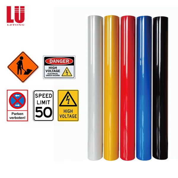 Super Engineering Grade Glass Beads Prismatic Reflective Film Sheet 7-Year Outdoor Durability ASTM D4956 Type II EN12899 Ra1