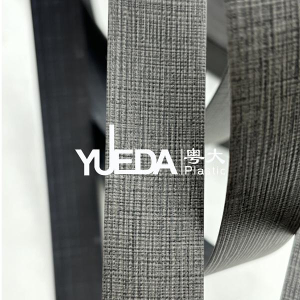 Stylish Gray Edge Banding Edging Strip For Kitchen Units Checkered Texture M9589