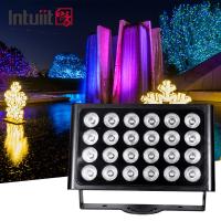 Iluminação de arquitetura exterior de paisagem LED de novo design ângulo de feixe estreito IP65 160W RGBW DMX512 projéteis LED