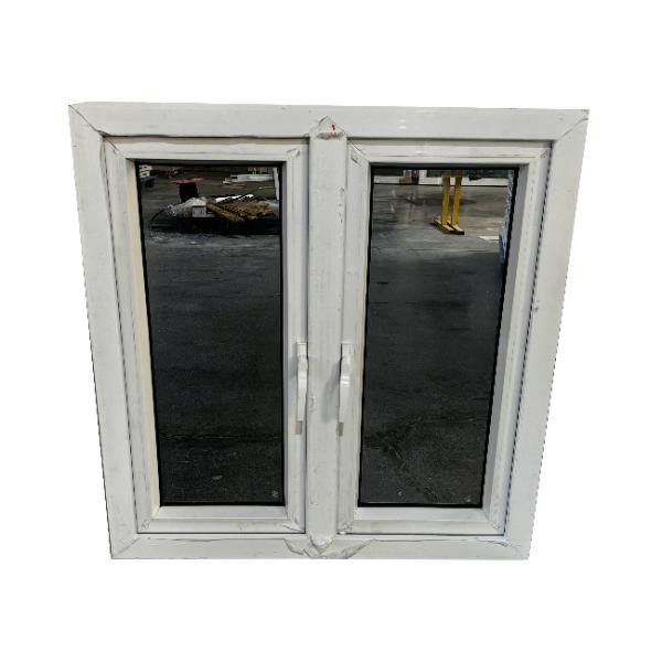 Large Hurricane Impact PVC Glass Casement Windows Easy Installation Customizable