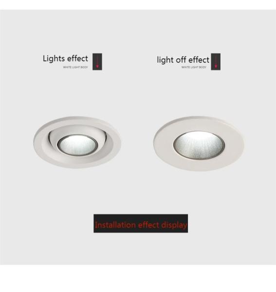 CE 15deg Anti Glare Spotlights 10W 3000K 4000K Color Temperature