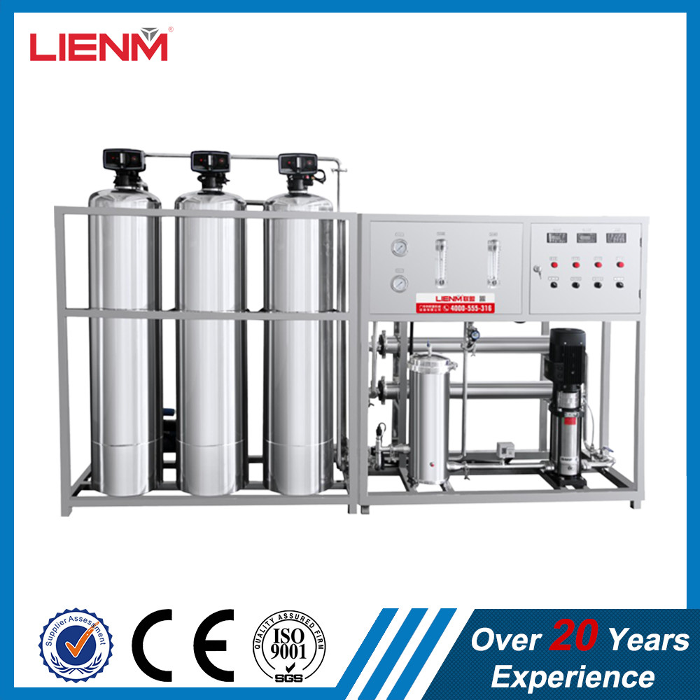 Automatic Stainless steel reverse osmosis water treatment with soft filter