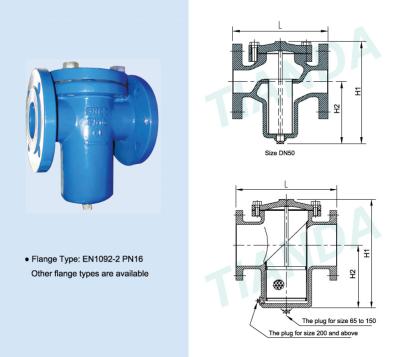 Carbon Steel Simplex Basket Strainers ANSI / DIN / JIS Flange Connection